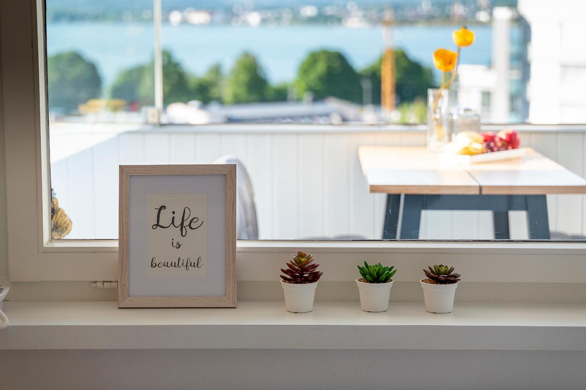 Seeblick Bregenz - Mit Parkgarage Exterior foto